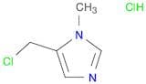 1H-Imidazole, 5-(chloromethyl)-1-methyl-, monohydrochloride