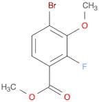 4-Bromo-2-fluoro-3-methoxy-benzoic acid methyl ester