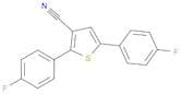 2,5-Bis(4-fluorophenyl)thiophene-3-carbonitrile