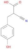 2-Cyano-3-(4-hydroxyphenyl)propanoic Acid