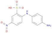 2-[N-(4-Aminophenyl)]amino-5-nitrobenzenesulphonic Acid