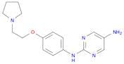 N2-(4-(2-(Pyrrolidin-1-yl)ethoxy)phenyl)pyrimidine-2,5-diamine