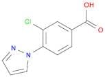 Benzoic acid, 3-chloro-4-(1H-pyrazol-1-yl)-