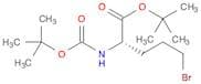 L-Norvaline, 5-bromo-N-[(1,1-dimethylethoxy)carbonyl]-,1,1-dimethylethyl ester