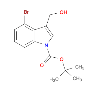tert-butyl 4-bromo-3-(hydroxymethyl)indole-1-carboxylate