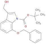 tert-Butyl 7-(benzyloxy);-3-(hydroxymethyl);-1H-indole-1-carboxylate