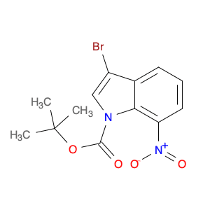 tert-butyl 3-bromo-7-nitroindole-1-carboxylate