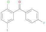 (2-chloro-5-iodophenyl)-(4-fluorophenyl)methanone