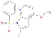 2-Iodo-4-methoxy-1-(phenylsulfonyl)-1H-pyrrolo[2,3-b]pyridine