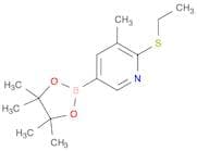 2-(Ethylthio)-3-methyl-5-(4,4,5,5-tetramethyl-1,3,2-dioxaborolan-2-yl)pyridine