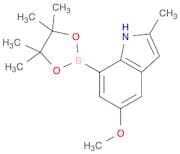 1H-Indole,5-methoxy-2-methyl-7-(4,4,5,5-tetramethyl-1,3,2-dioxaborolan-2-yl)-