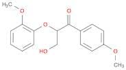 1-Propanone, 3-hydroxy-2-(2-methoxyphenoxy)-1-(4-methoxyphenyl)-