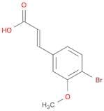 2-Propenoic acid, 3-(4-bromo-3-methoxyphenyl)-, (2E)-