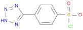 4-(2H-Tetrazol-5-yl)benzene-1-sulfonyl chloride
