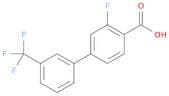 2-Fluoro-4-(3-trifluoromethylphenyl)benzoic acid