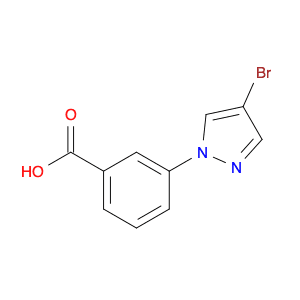 3-(4-Bromo-1H-pyrazol-1-yl)benzoic acid