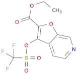Ethyl 3-(((trifluoromethyl)sulfonyl)oxy)furo[2,3-c]pyridine-2-carboxylate