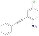 Benzenamine, 4-chloro-2-(2-phenylethynyl)-