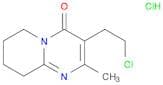 3-(2-Chloroethyl)-2-methyl-6,7,8,9-tetrahydro-4H-pyrido[1,2-a]pyrimidin-4-one hydrochloride
