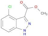 1H-​Indazole-​3-​carboxylic acid, 4-​chloro-​, methyl ester