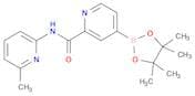 N-(6-Methylpyridin-2-yl)-4-(4,4,5,5-tetramethyl-1,3,2-dioxaborolan-2-yl)picolinamide