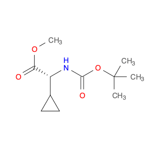 Methyl (2R)-2-{[(tert-butoxy)carbonyl]amino}-2-cyclopropylacetate