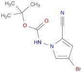 tert-Butyl (4-bromo-2-cyano-1H-pyrrol-1-yl)carbamate