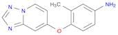 4-([1,2,4]Triazolo[1,5-a]pyridin-7-yloxy)-3-methylaniline
