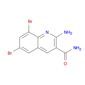 2-amino-6,8-dibromo-3-quinolinecarboxamide