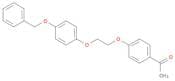 1-(4-{2-[4-(benzyloxy)phenoxy]ethoxy}phenyl)-1- ethanone