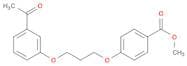 methyl 4-[3-(3-acetylphenoxy)propoxy]benzene carboxylate