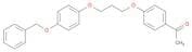 1-(4-{3-[4-(benzyloxy)phenoxy]propoxy}phenyl) -1-ethanone