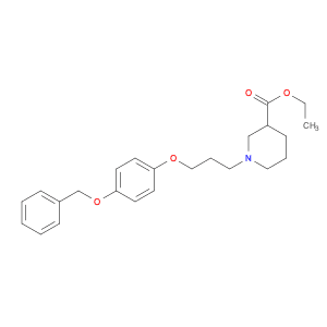 Ethyl 1-(3-(4-(benzyloxy)phenoxy)propyl)piperidine-3-carboxylate