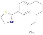 2-(4-heptylphenyl)-1,3-thiazolane