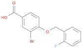 3-Bromo-4-((2-fluorobenzyl)oxy)benzoic acid