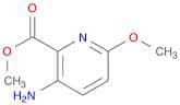 methyl 3-amino-6-methoxypyridine-2-carboxylate