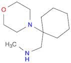 N-methyl-1-(1-morpholin-4-ylcyclohexyl)methanamine