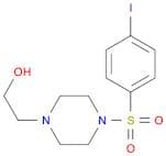 2-{4-[(4-iodophenyl)sulfonyl]piperazino}-1-ethanol