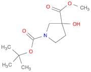 1-O-tert-butyl 3-O-methyl 3-hydroxypyrrolidine-1,3-dicarboxylate