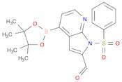 1H-Pyrrolo[2,3-b]pyridine-2-carboxaldehyde, 1-(phenylsulfonyl)-4-(4,4,5,5-tetramethyl-1,3,2-dioxab…