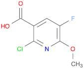 2-Chloro-5-fluoro-6-methoxynicotinic acid