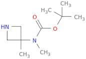 tert-Butyl methyl(3-methylazetidin-3-yl)carbamate