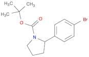 1-Pyrrolidinecarboxylic acid, 2-(4-bromophenyl)-, 1,1-dimethylethyl ester