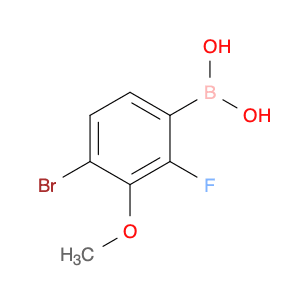4-Bromo-2-fluoro-3-methoxyphenylboronic acid