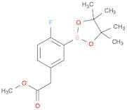 2-Fluoro-5-(methoxycarbonylmethyl)phenylboronic acid, pinacol ester
