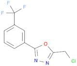 2-(Chloromethyl)-5-[3-(trifluoromethyl)phenyl]-1,3,4-oxadiazole