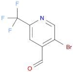 5-bromo-2-(trifluoromethyl)pyridine-4-carbaldehyde
