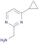 (4-Cyclopropylpyrimidin-2-yl)methanamine