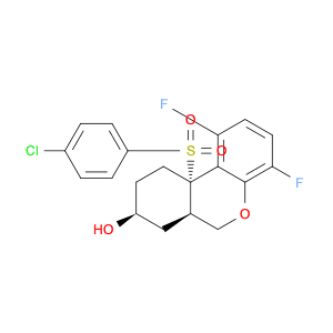 (6aR,8S,10aS)-10a-((4-Chlorophenyl)sulfonyl)-1,4-difluoro-6a,7,8,9,10,10a-hexahydro-6H-benzo[c]chr…