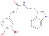 (E)-N-[2-(3-Indolyl)ethyl]-3-(3,4-dihydroxyphenyl)acrylamide